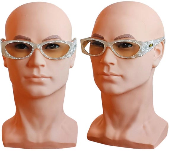 Vintage Fendi FS213 Golden Glimmer Sunglasses - 90s Made in Italy, rare Fendi Rare Vintage Sunglasses Frame Only FS 213 Golden  main image 4