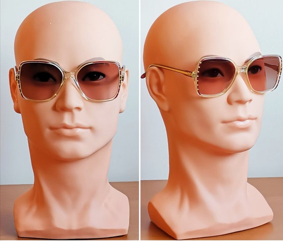 NINA RICCI vintage sunglasses rare square clear r… - image 5