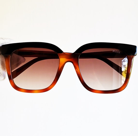 Emilio Pucci Brown Sunglasses