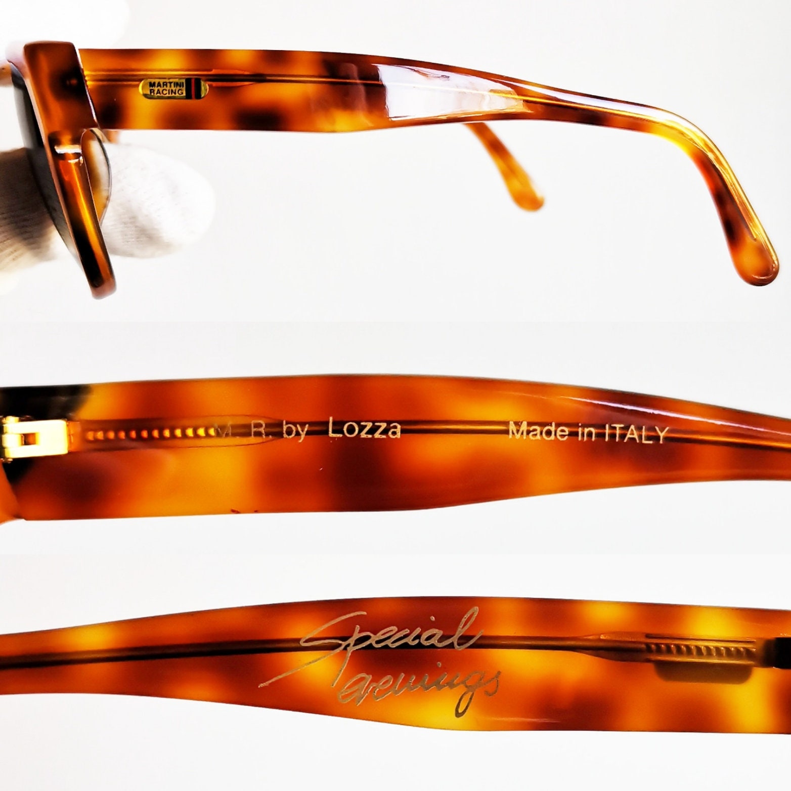 MARTINI RACING by LOZZA Vintage Sunglasses Rare Oval Aviator Etsy