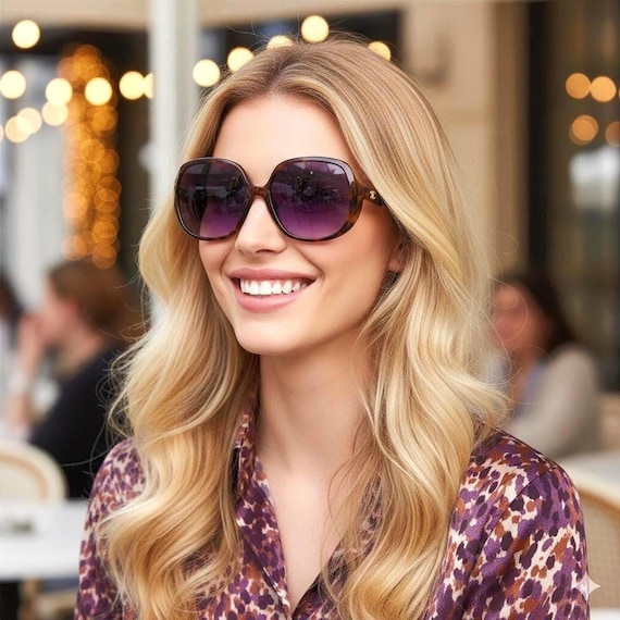 BALENCIAGA Vintage Sunglasses Square Brown Gold BAL0102  display picture 2