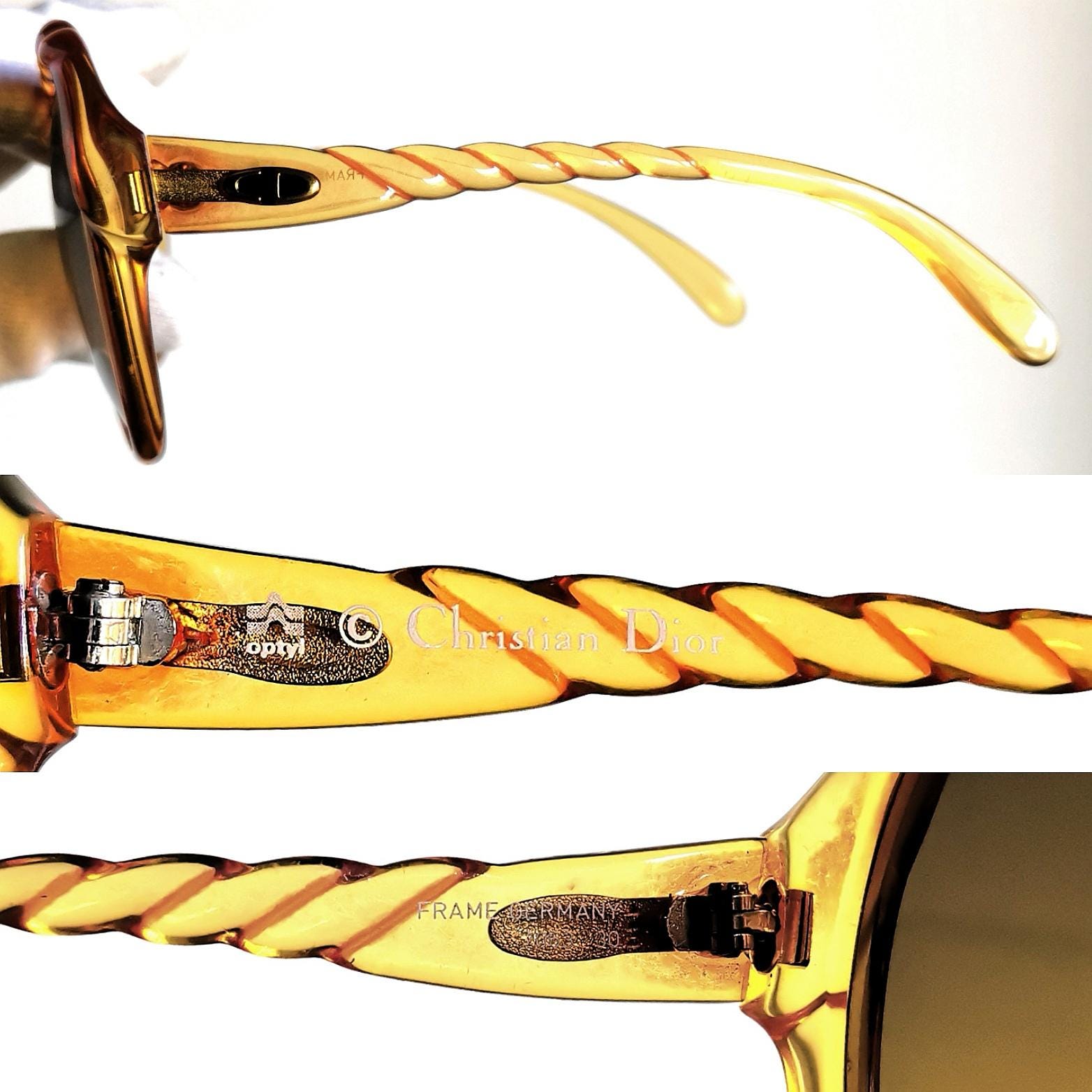 Christian Dior ディオールサングラス ヴィンテージ B697 Christian Dior 2063 30 MADE IN GERMANY ヴィンテージ サングラス