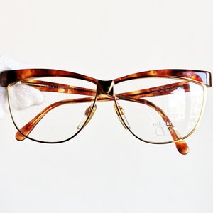Gafas de sol vintage VALENTINO, gafas de sol raras, doradas, marrones, ovaladas, V400, montura diva, lentes transparentes, Rihanna, Lady Gaga, mariposa, nuevas NOS, Rihanna