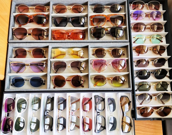 VALENTINO vintage Sunglasses gold rectangular ova… - image 6