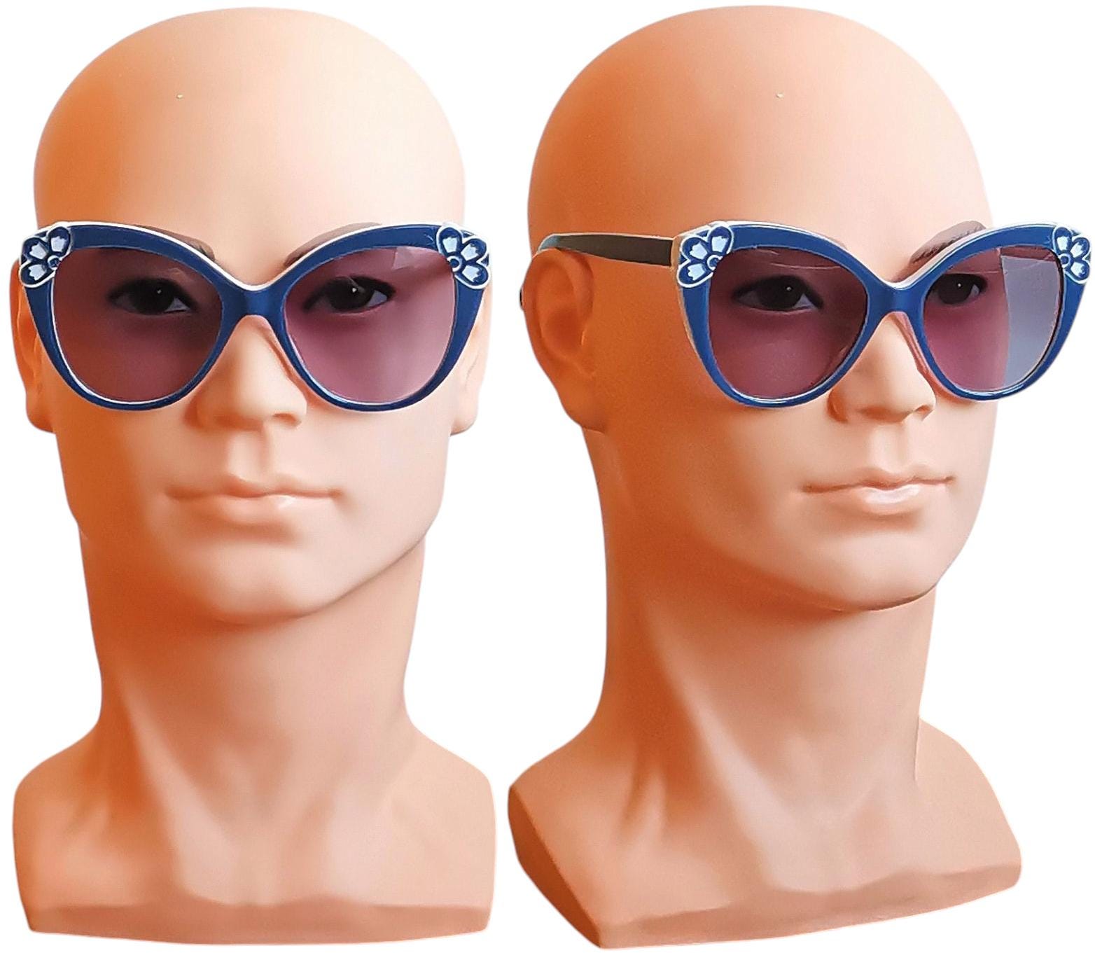 Max & Co Blue Tortoise Rectangular Sunglasses Retro Y2K Designer Shades NWOT Men Classic Vintage Retro Style SUNGLASSES Thick Square  main image 4