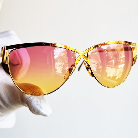 CASANOVA sunglasses 24KT GOLD vintage rare filled… - image 3
