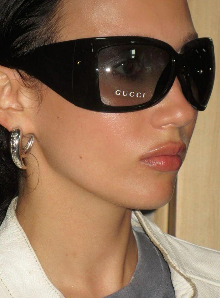 GUCCI Vintage Sunglasses Brown Gold Oversize Big Wrap GG2961  display picture 1