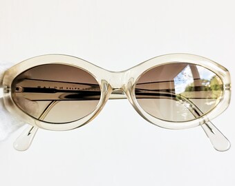 ポロ ラルフローレン ヴィンテージ サングラス クリアラップ 透明