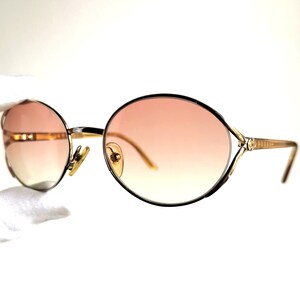 DIOR vintage Sunglasses gold yellow rare oval round Christian CD 3512 frame Migos 2Chainz Lady Gaga Rihanna Kylie Jenner new pinked lens 90s