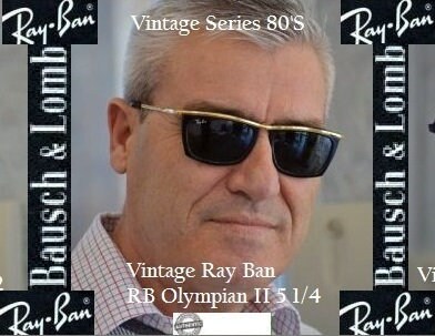 Ray Ban B&L Olympian II Sunglasses Vintage 5 1/4 Squared Frame