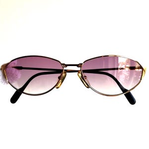 TIFFANY 23K vergulde vintage zonnebril zwart ovaal T59 frame nieuwe paarse roze lens Migos 2Chainz Rihanna Kylie Jenner Bella Hadid jaren 90