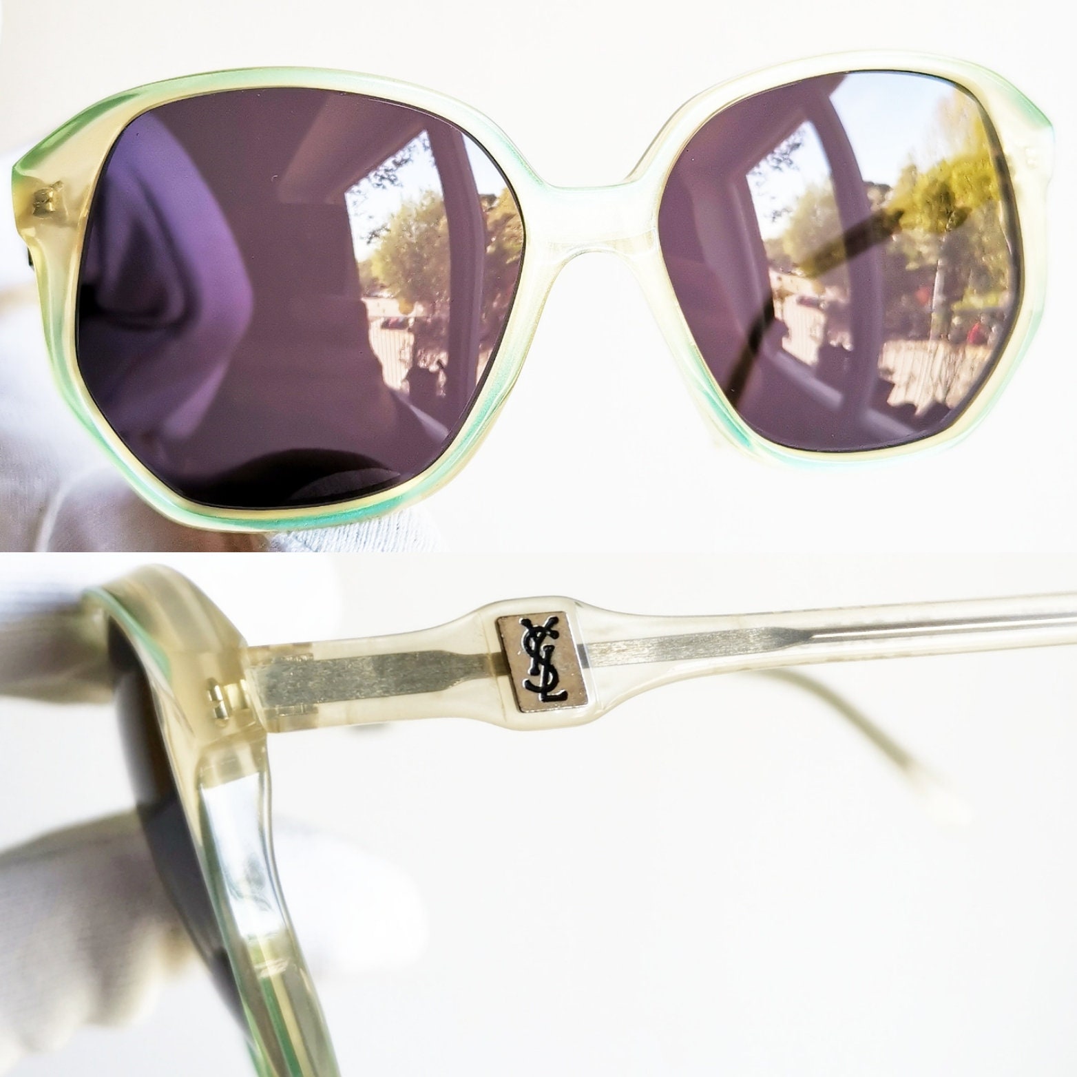 YVES SAINT LAURENT Vintage Ysl Sunglasses Paris Square