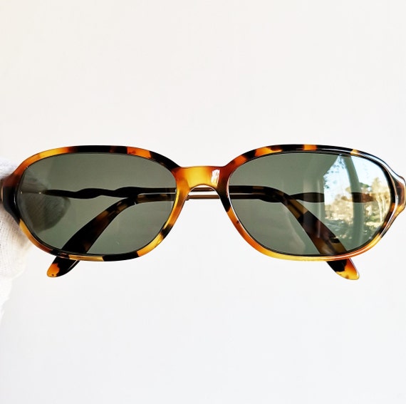 TRUSSARDI Oval vintage sunglasses rare rectangula… - image 1