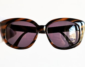 DIOR Vintage Sunglasses Rare Square 2930 Tortoise Brown Gold