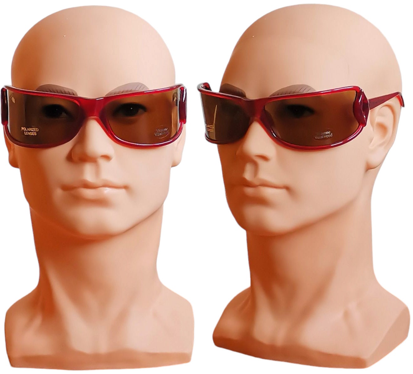 【新品未開封・送料無料】 Sunglasses Vintage WESTWOOD VIVIENNE Oversize Etsy - Y2k 90s NOS New Polarized Shield Wraparound Frame Gaga Lady Vw58404  Kiss Lips Red Mask Wrap 小物