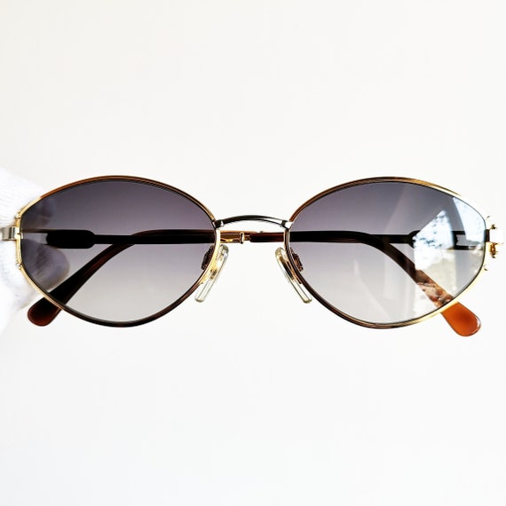 GERALD GENTA gold plated filled sunglasses vintag… - image 2