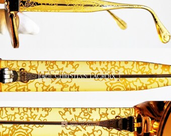 クリスチャンラクロワ
パーツ CHRISTIAN LACROIX Vintage Sunglasses Rare Square Braided