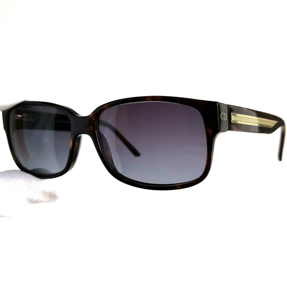 小物 Dior homme square sunglasses DIOR Homme Black Tie 82 Sunglasses Vintage Tortoise Brown