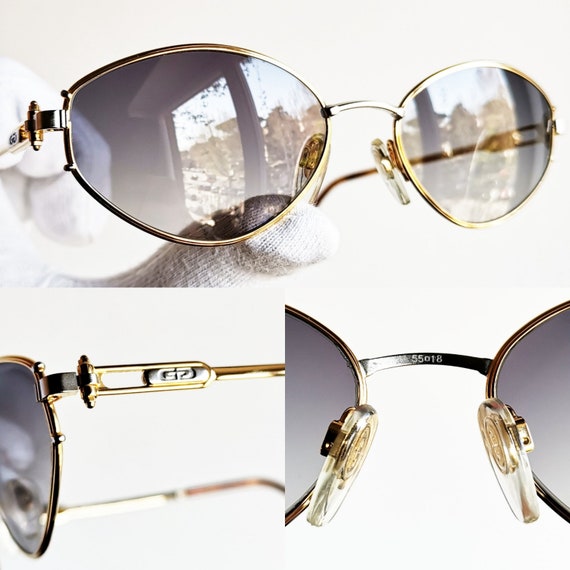 GERALD GENTA gold plated filled sunglasses vintag… - image 3