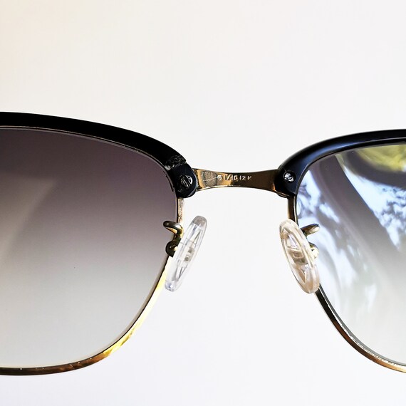LOZZA vintage sunglasses rare 12K GOLD Plated fil… - image 5