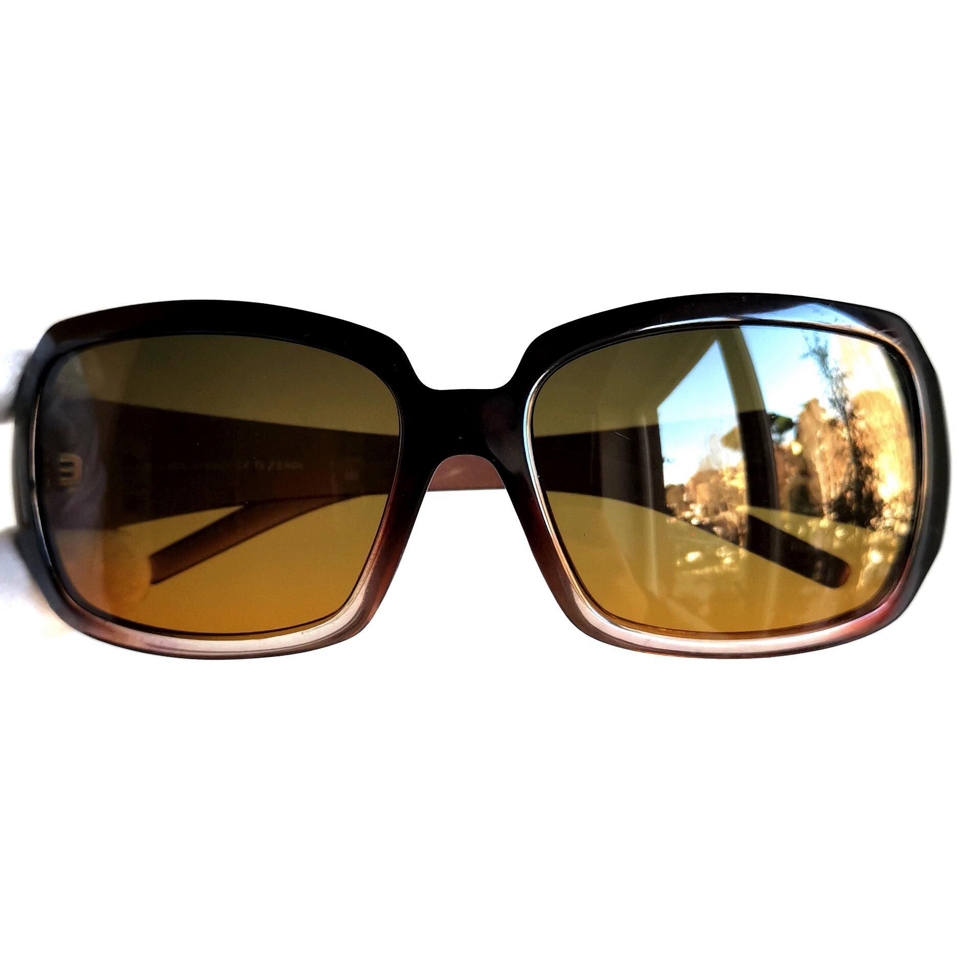 Fendi FS 343 vintage sunglasses Fendi FS343 001 Black Square Sunglasses | Mercari main image 4