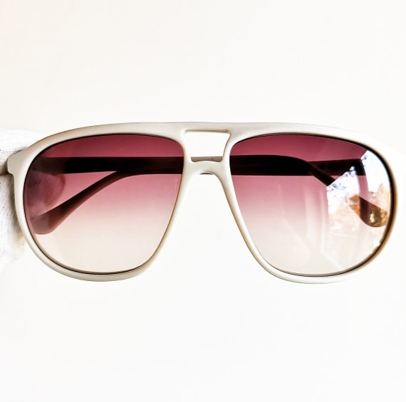 LOZZA Team Sport 70 vintage sunglasses rare white… - image 1