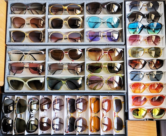 DIOR vintage sunglasses rare aviator gold brown F… - image 9