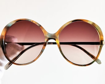 Persol RATTI vintage sunglasses  oval round Lady Gaga Rihanna Kylie Jenner chic frame 0763 orange blue green clear new lens 60s 70s 80s