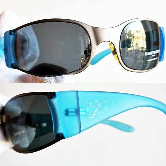 armani wrap around sunglasses