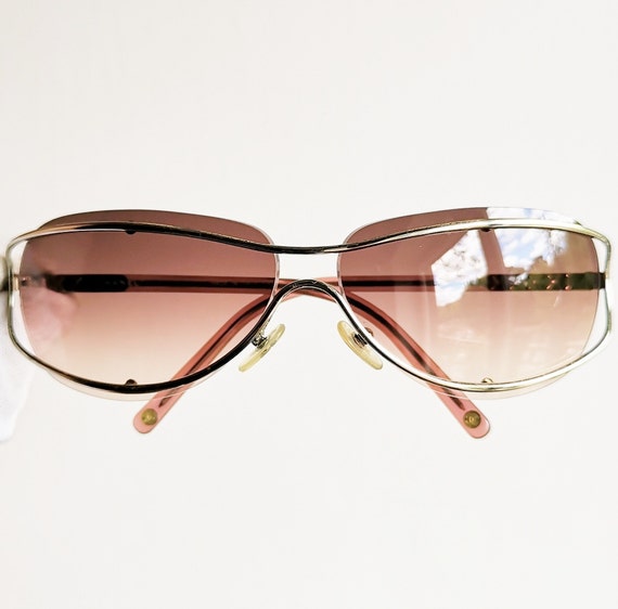 chanel rimless sunglasses vintage