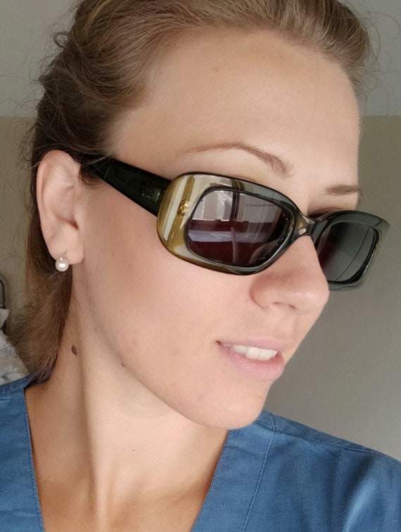 小物 GUCCI archive sunglasses clear vintage Gucci 2307 40D – Vintage Frames Company