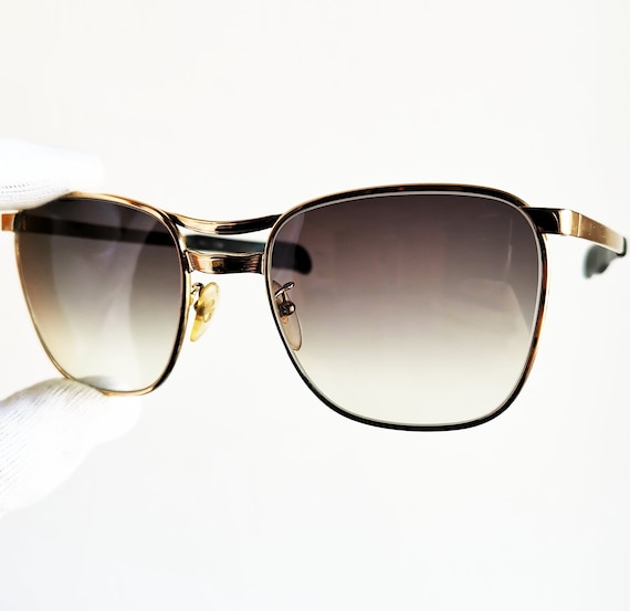 Occhiali Da Sole AERONAUTICA MILITARE 1988 14kt Gold Vintage
