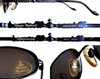 VIVIENNE WESTWOOD Vintage Sunglasses Oval Small Blue Bayonetta