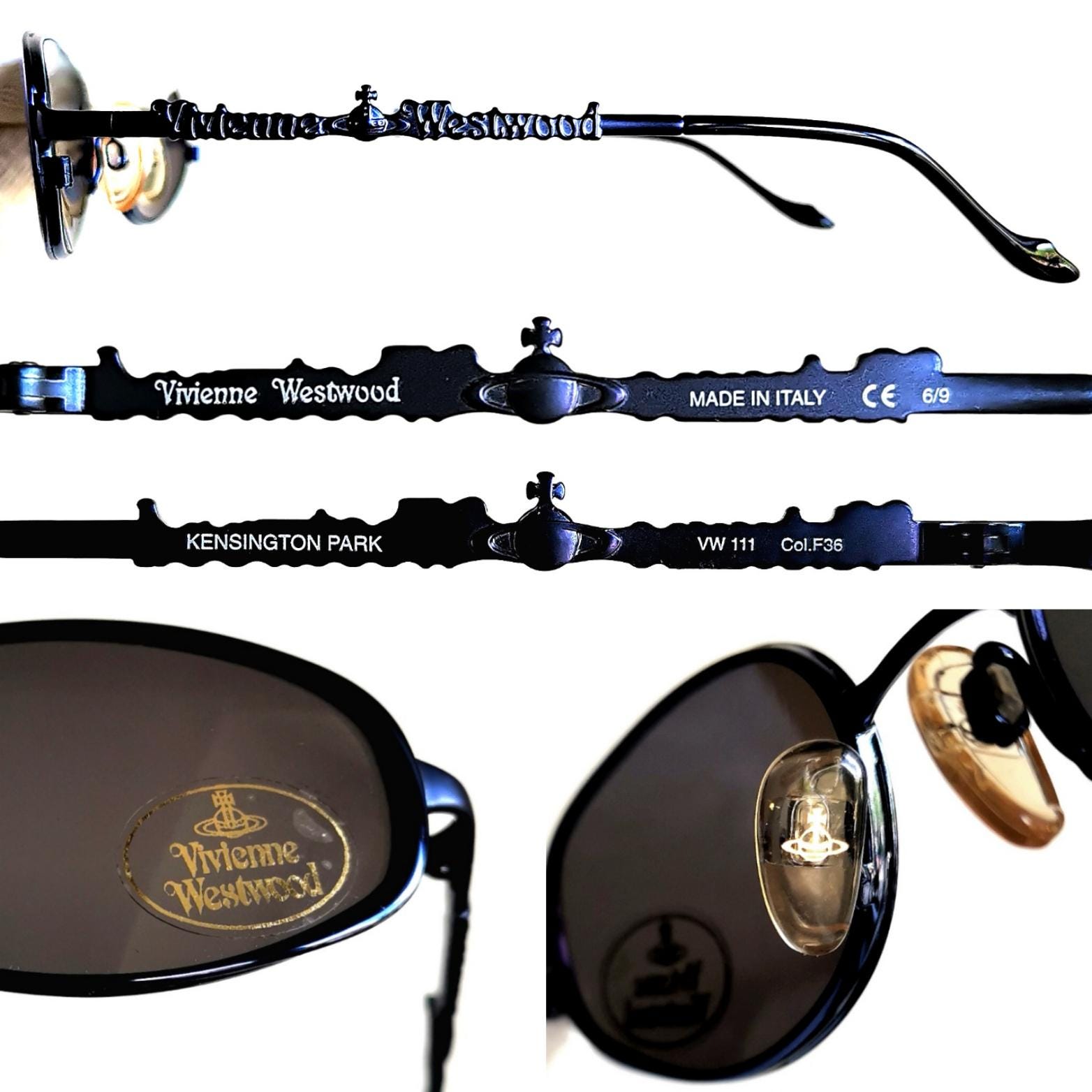小物 Vivienne Westwood vintage sunglasses VIVIENNE WESTWOOD Vintage Sunglasses Oval Small Blue Bayonetta