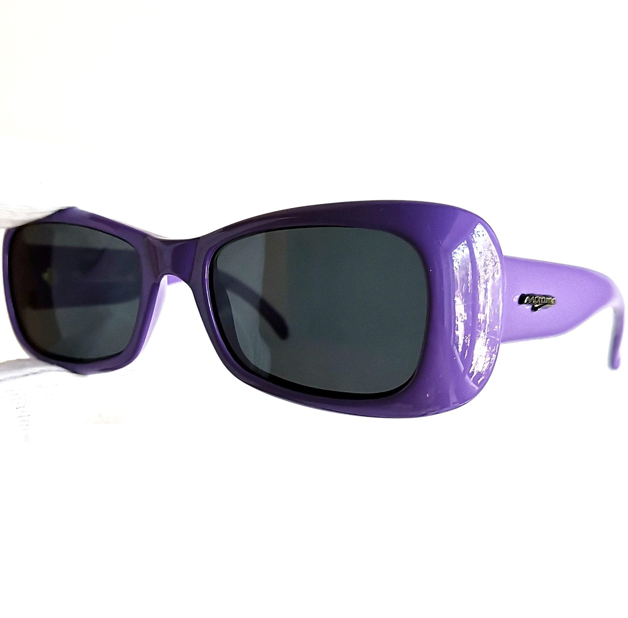 Vintage Morange Pink & Black Sunglasses Black Keyhole Bridge Retro-Vintage Acetate Tinted Sunglasses  main image 2