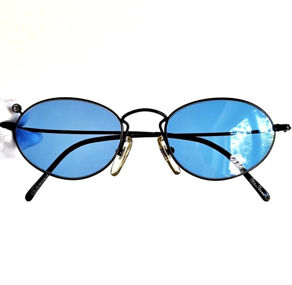 Vintage Paloma Picasso Sunglasses Womens Black Oval Frame 90s Designer w/ Case Vintage Sunglasses Paloma Picasso 3707 Black Oval Sunglasses  main image 4