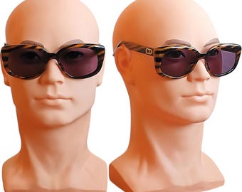 DIOR Vintage Sunglasses Rare Square 2930 Tortoise Brown Gold