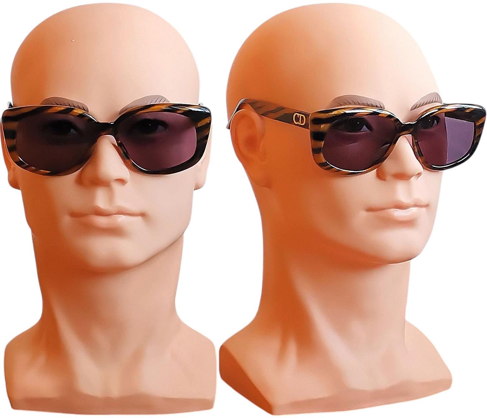 DIOR Vintage Sunglasses Rare Square 2930 Tortoise Brown Gold