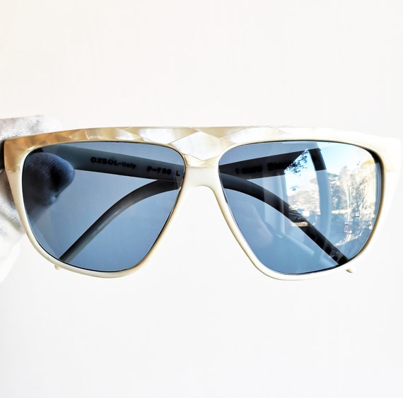 LAURA BIAGIOTTI Vintage Sunglasses Rare Square Mask Oversize