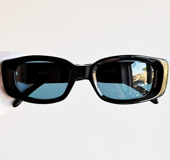 Gucci vintage black/blue lens - Gem