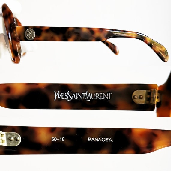 YVES SAINT LAURENT vintage sunglasses Ysl rare sq… - image 4