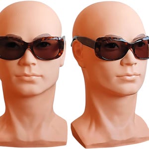 Gafas de sol CUTLER AND GROSS de Londres, color marrón carey, cuadradas, montura envolvente M0742, hechas a mano. imagen 3