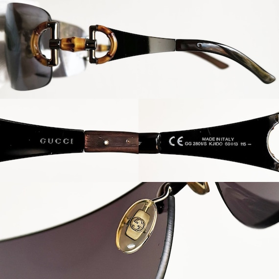 gucci oval sunglasses vintage