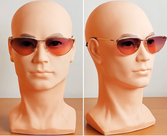 TIFFANY 23K Gold Plated vintage sunglasses frame T47 … - Gem