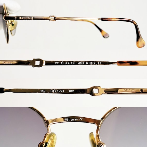 gucci oval sunglasses vintage