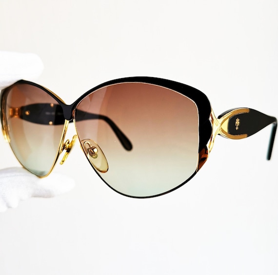 Louis Vuitton Sunglasses (Men's Pre-owned Black & Gold Aviator Sun