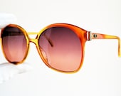 DIOR vintage sunglasses rare orange red yellow square Christian 2263 frame gold new purple pink lens Rihanna Kylie Jenner Lady Gaga 80s 90s