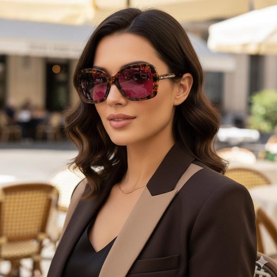 DOLCE & GABBANA Vintage Sunglasses Square Oversize DG 3047  display picture 3