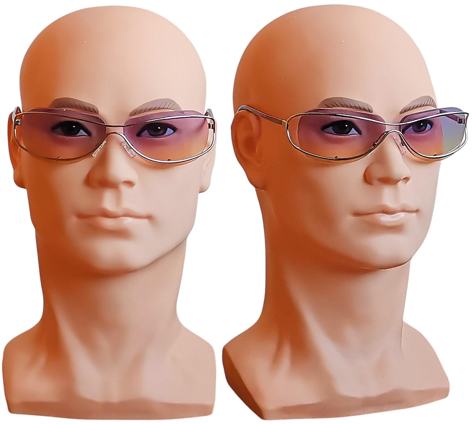 Chanel 4027 Vintage Rimless Sunglasses Y2K Gradient Authentic vintage-chanel-4017d-  main image 2