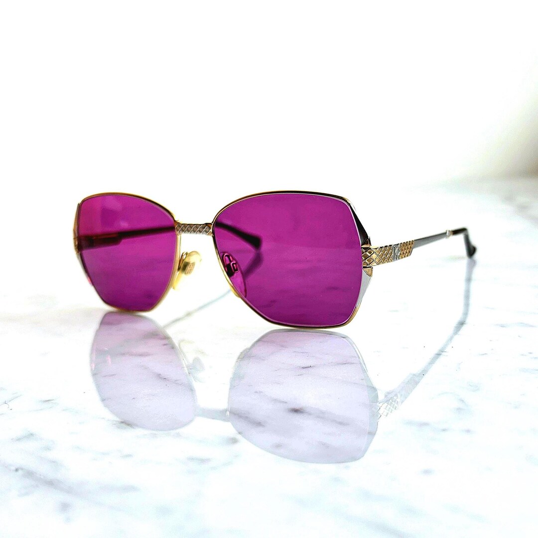 RODENSTOCK Square Aviator Sunglasses Vintage 004 Frame Gold  display picture 1